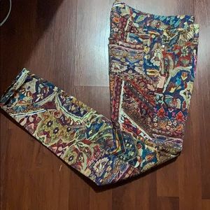 Colorful jean from cavalli